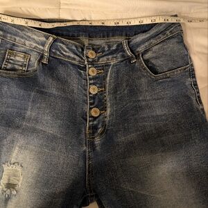 Denim Button-Fly Jeans